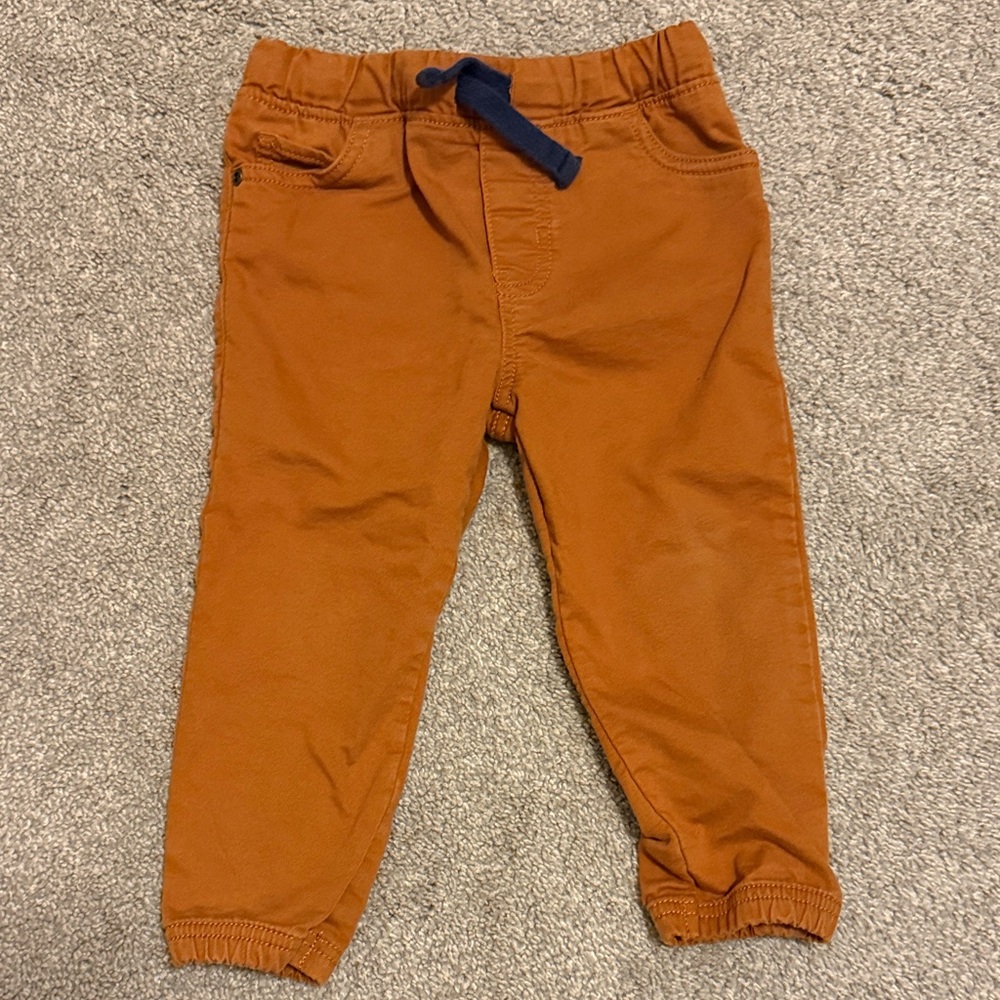 Kids Tan Jogger Pants